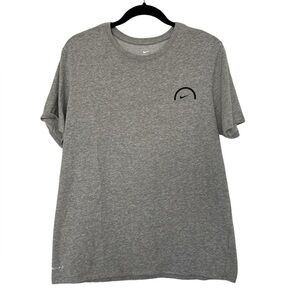 Nike Gray Short Sleeve Tees Casual Wear Sz L